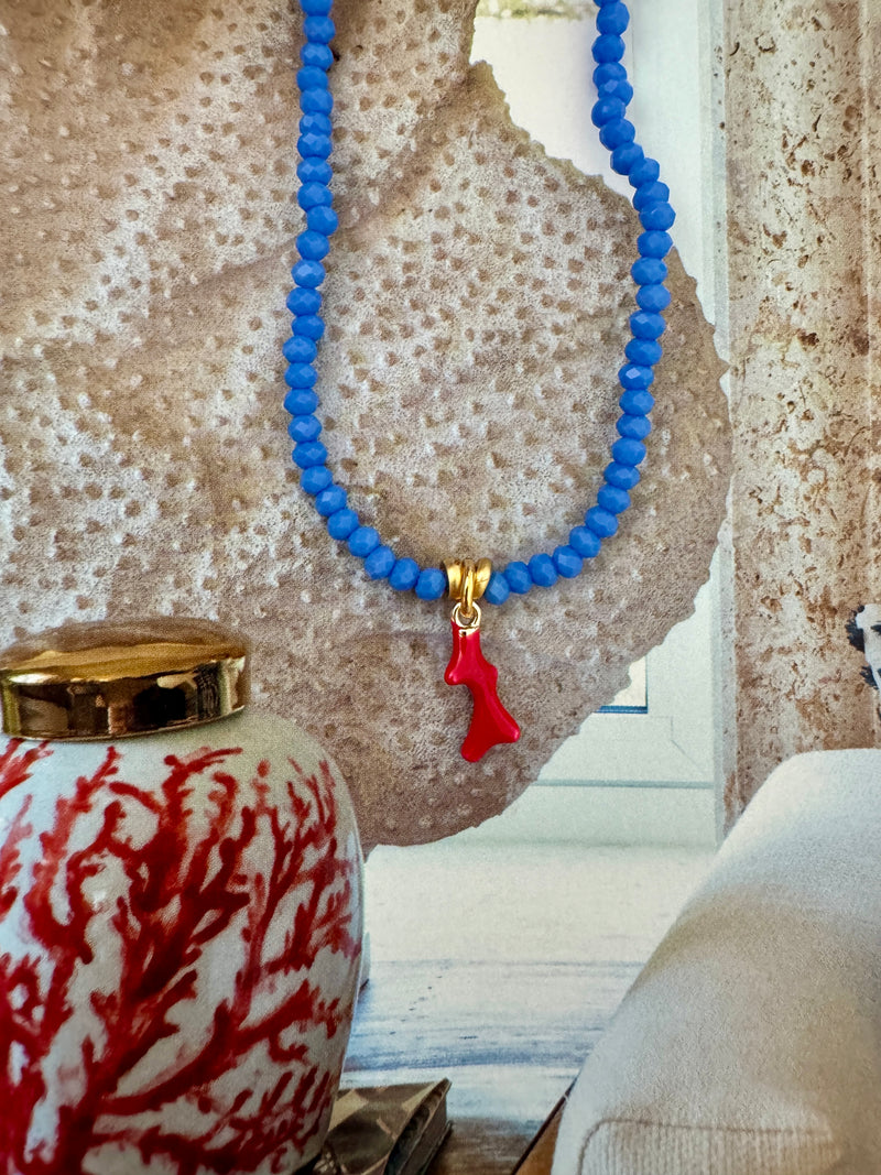 Corallo Bracelet in Azure & Red