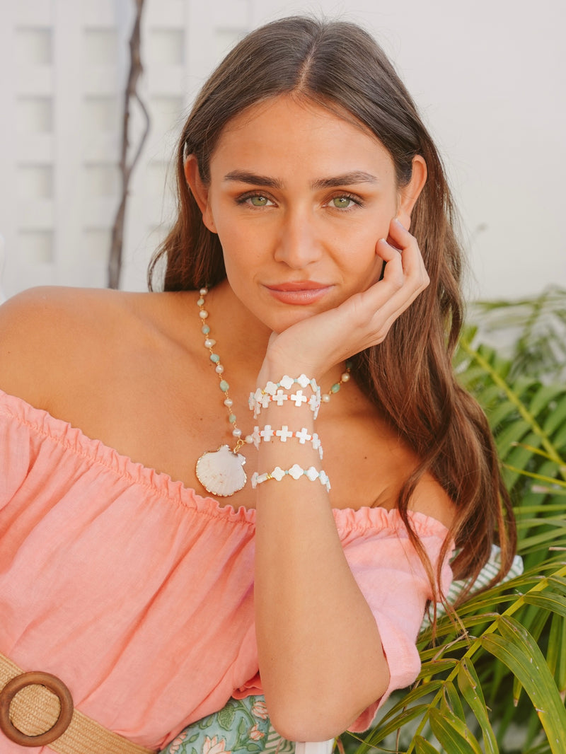 St Jean Bracelet in Coral