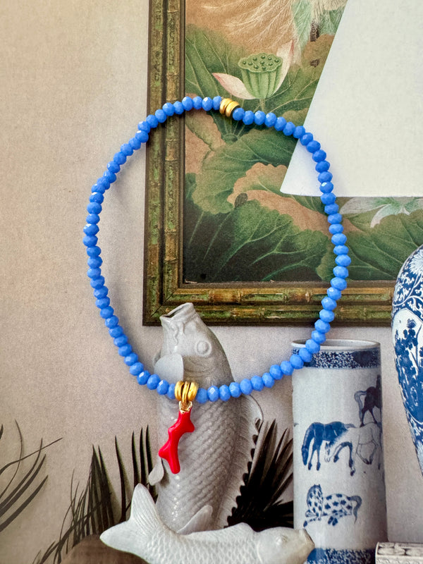 Corallo Bracelet in Azure & Red