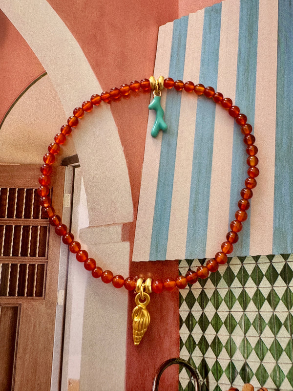 Alessia Bracelet in Carnelian