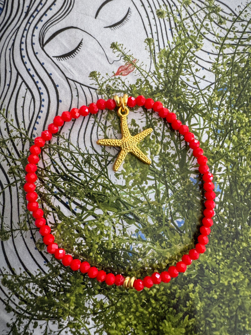 Stella Bracelet in Red