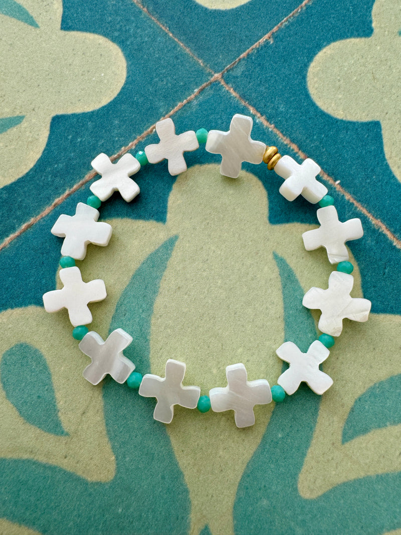 St Jean Bracelet in Sea Green