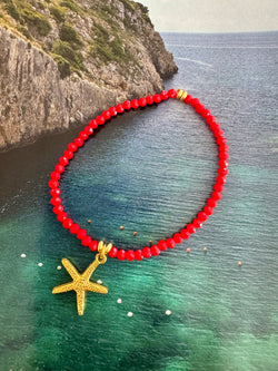 Stella Bracelet in Red