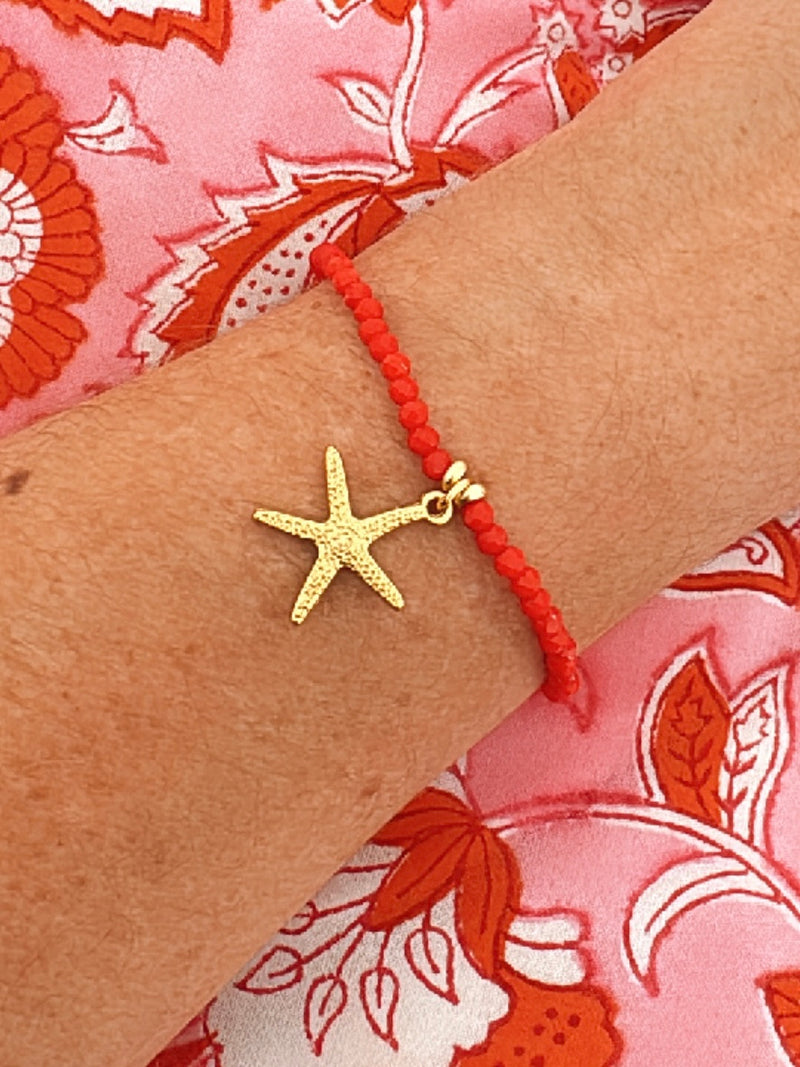 Stella Bracelet in Red