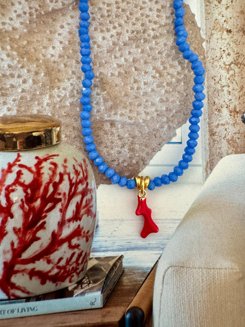 Corallo Bracelet in Azure & Red