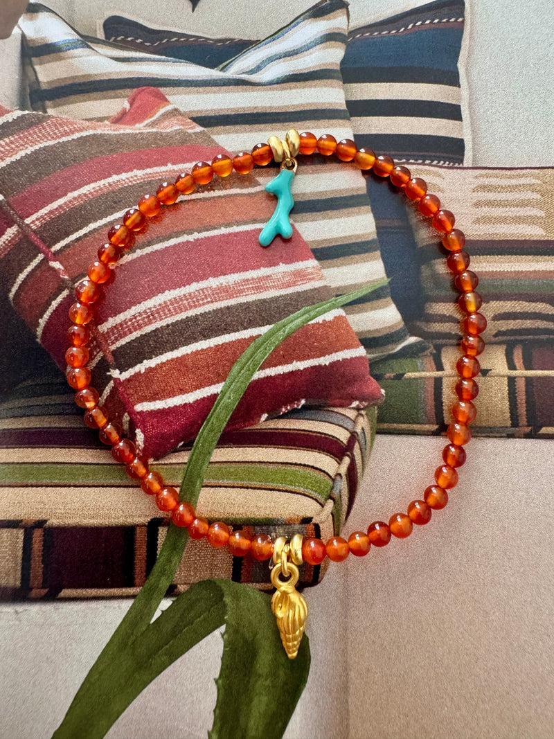 Bougainvillea Café Alessia Bracelet in Carnelian