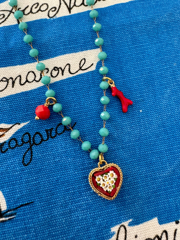 Bougainvillea Café Andiamo Necklace