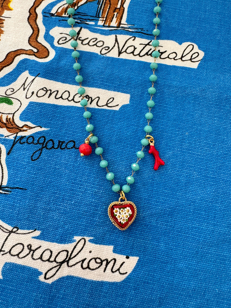 Bougainvillea Café Andiamo Necklace