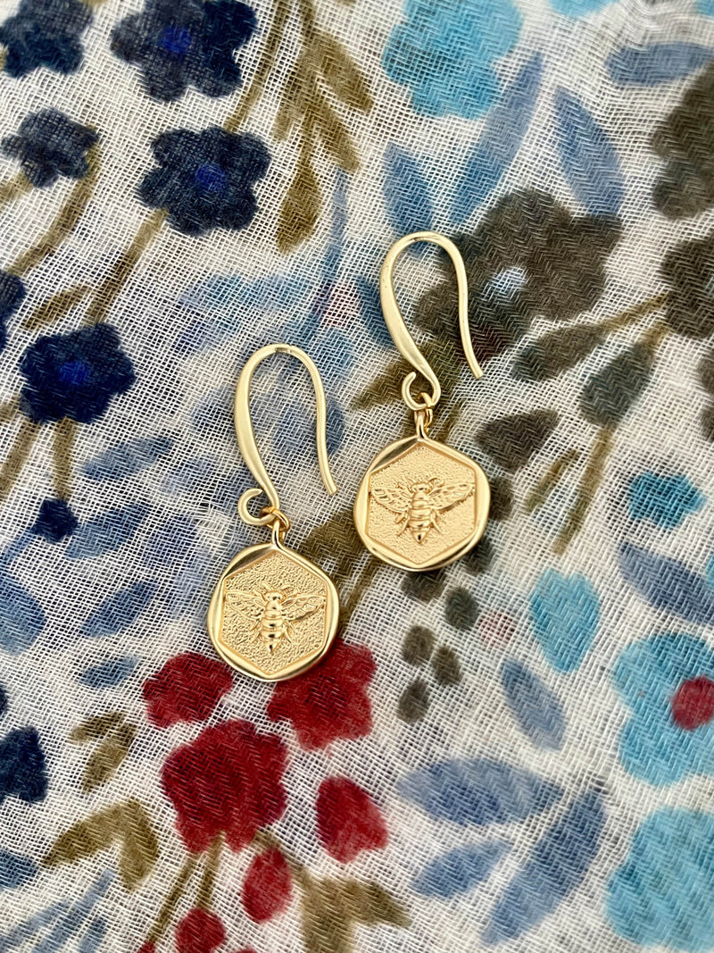 Bougainvillea Café Bee My Honey Earrings