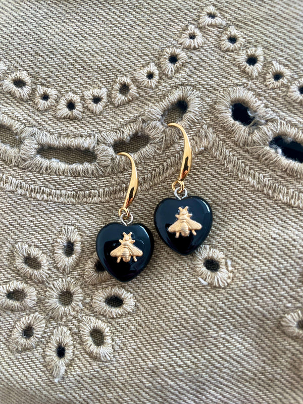 Bougainvillea Café Black Nectar Earrings