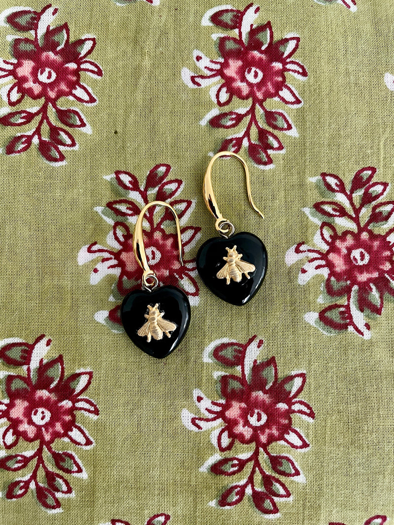 Bougainvillea Café Black Nectar Earrings