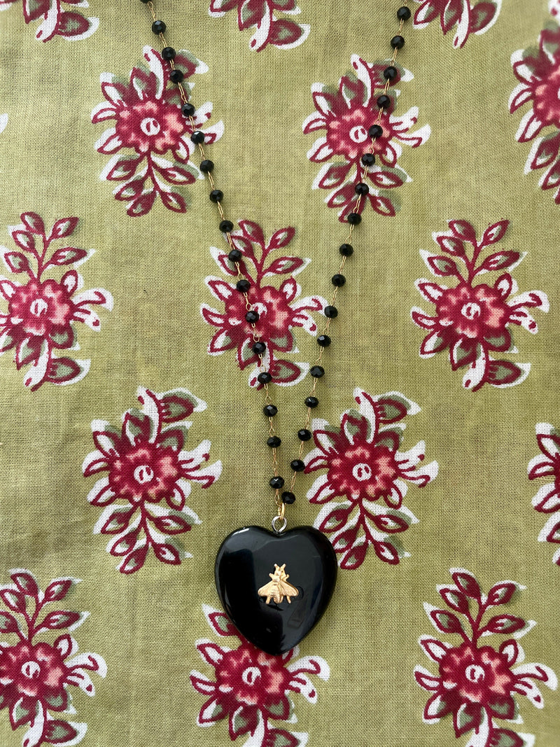 Bougainvillea Café Black Nectar Necklace