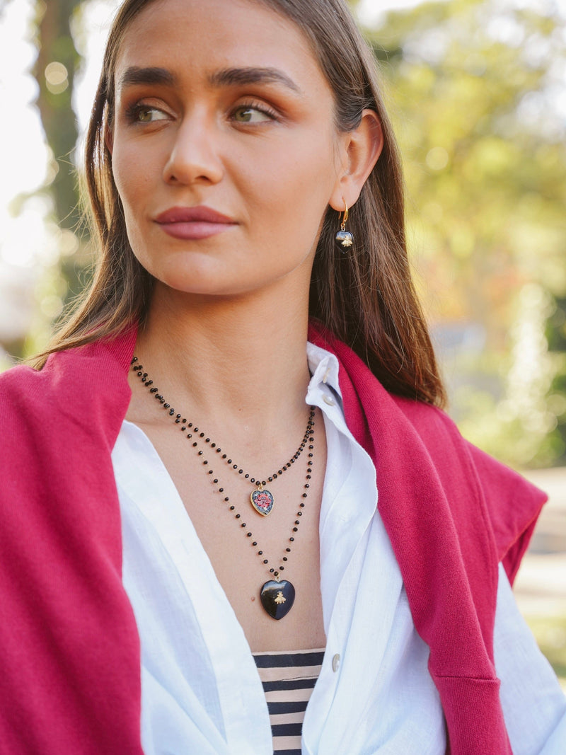 Bougainvillea Café Black Nectar Necklace