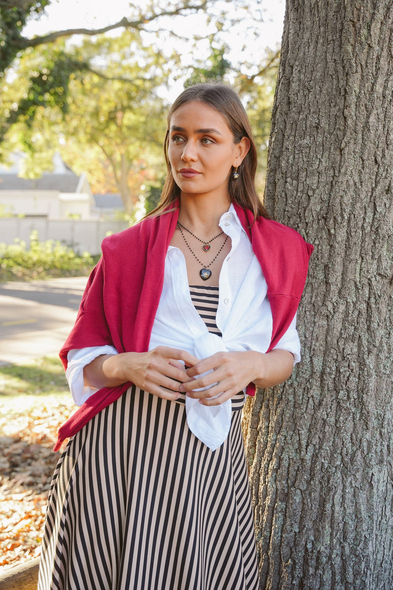 Bougainvillea Café Black Nectar Necklace