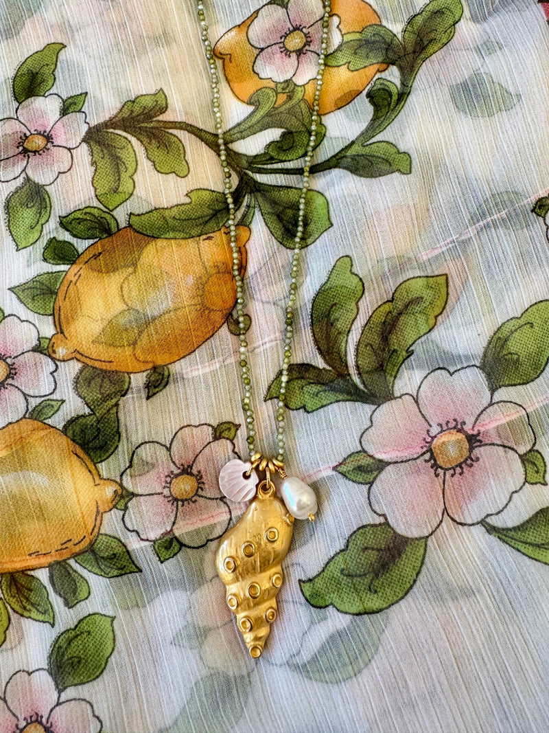 Bougainvillea Café Brezza Necklace