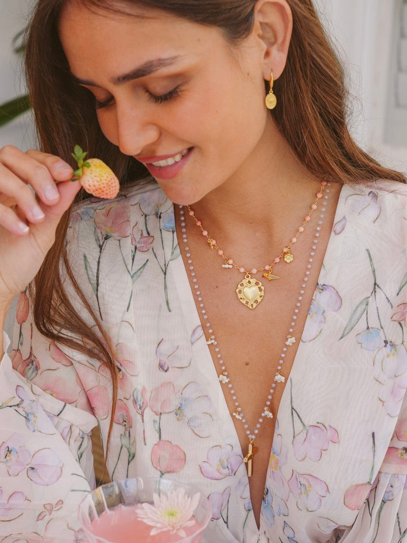 Bougainvillea Café Felicita Necklace