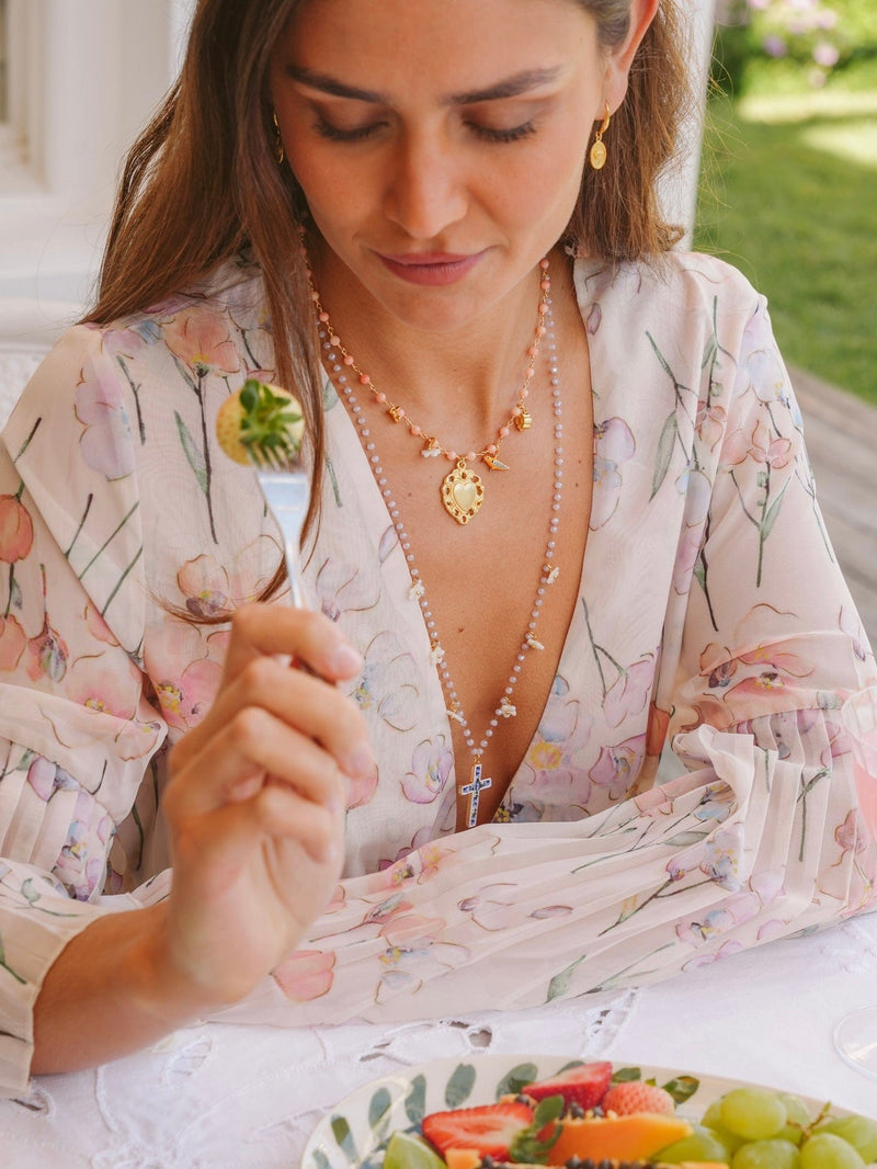 Bougainvillea Café Felicita Necklace