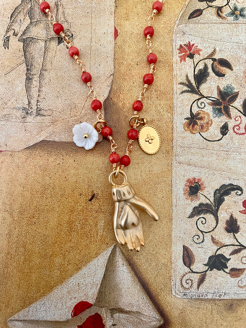 Bougainvillea Café Fiammetta Necklace