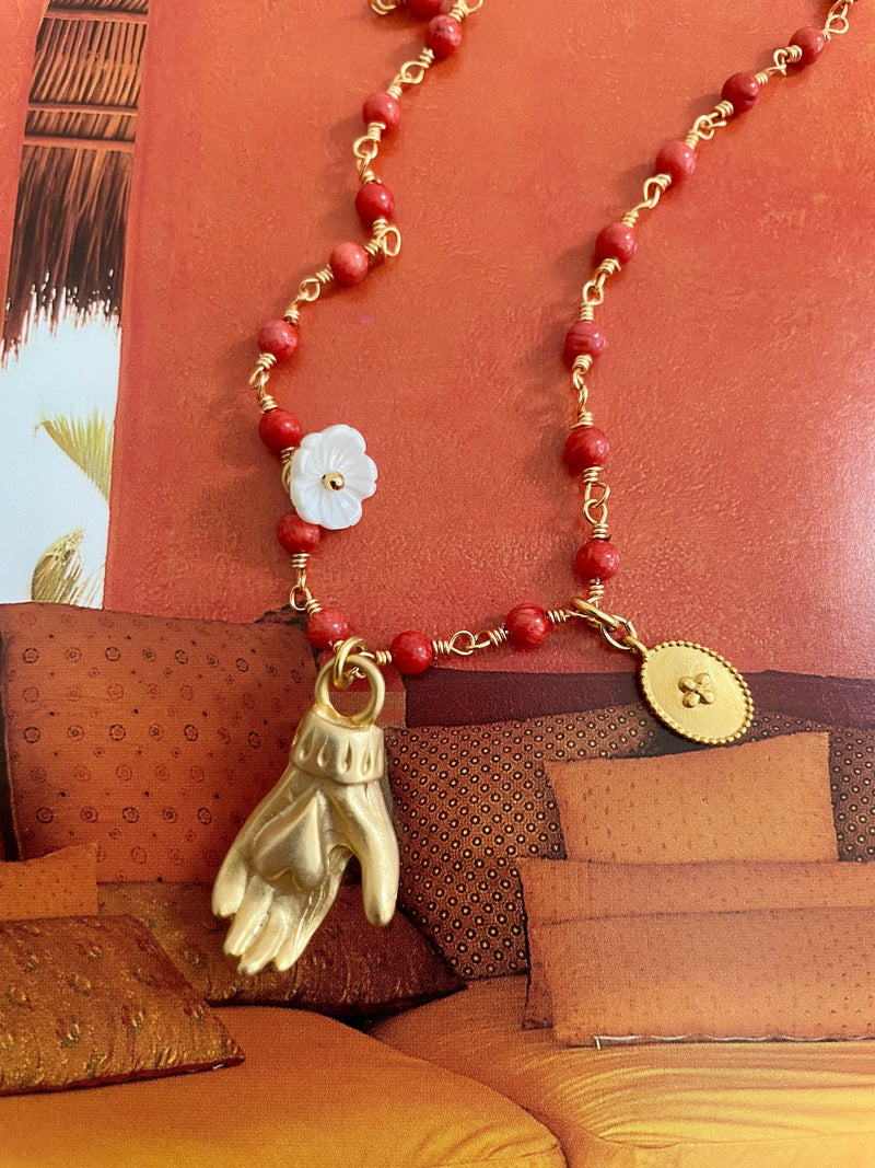 Bougainvillea Café Fiammetta Necklace