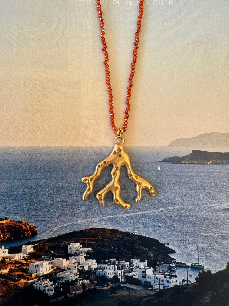 Bougainvillea Café Isola Necklace