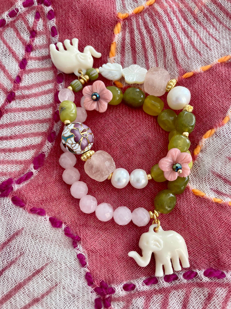 Bougainvillea Café Malabar Bracelet