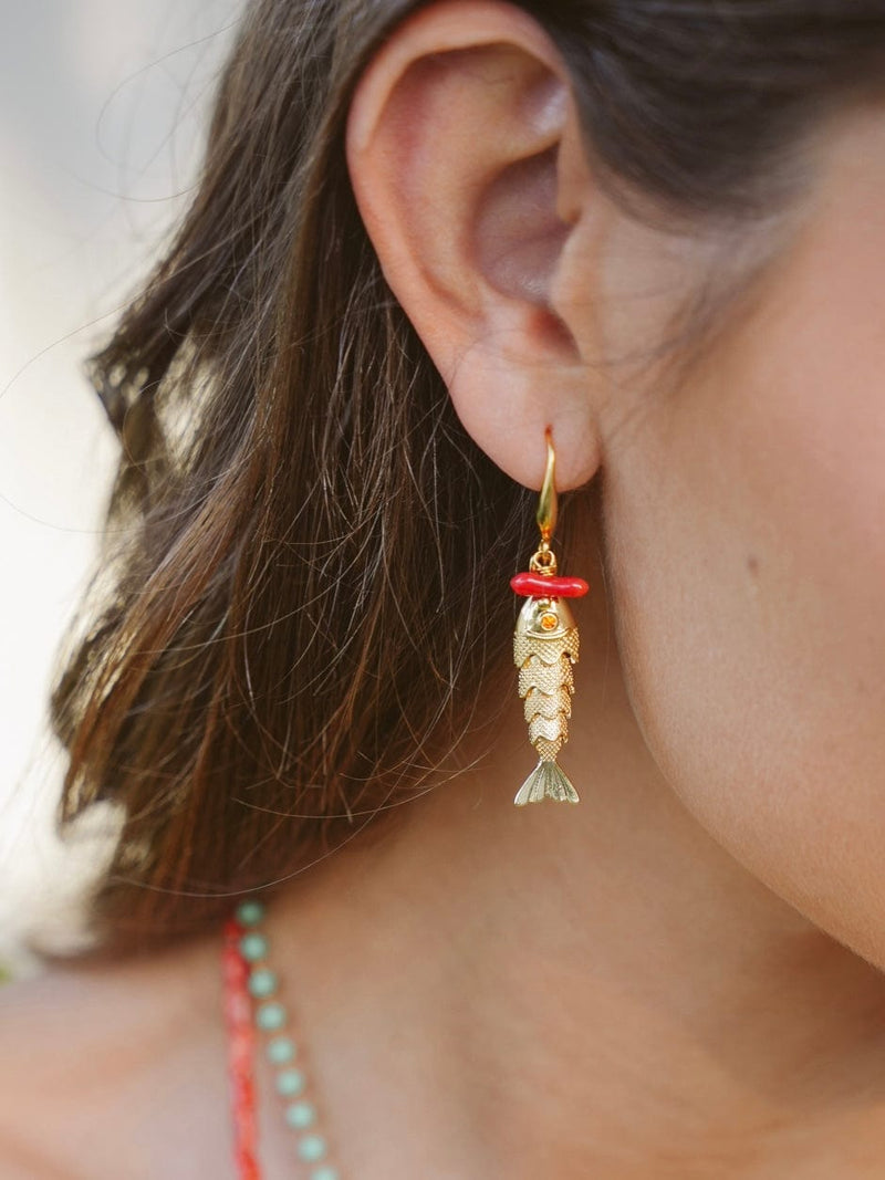 Bougainvillea Café Onda Earrings