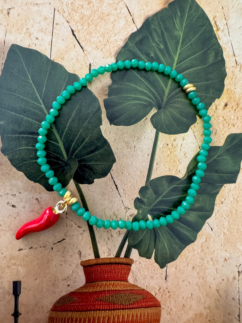 Bougainvillea Café Portafortuna Bracelet