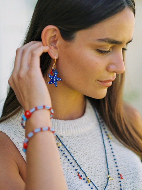 Bougainvillea Café Porto Vecchio Earrings