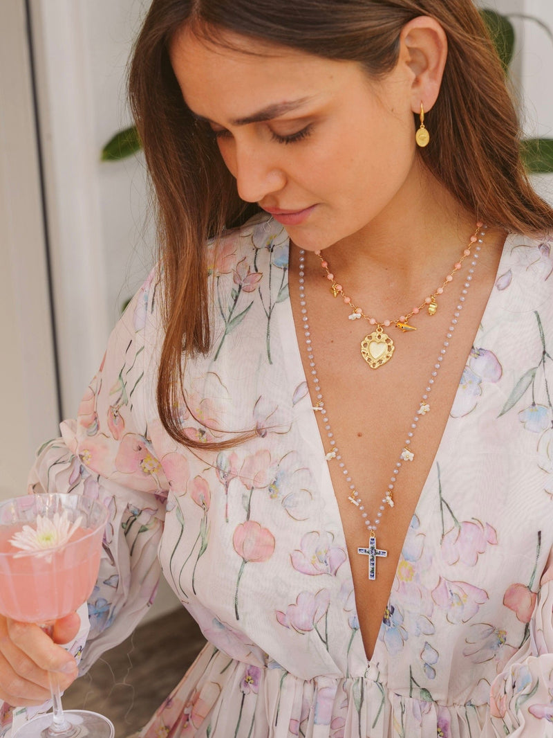 Bougainvillea Café Primavera Necklace