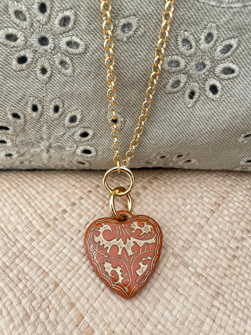 Bougainvillea Café Sienna Necklace