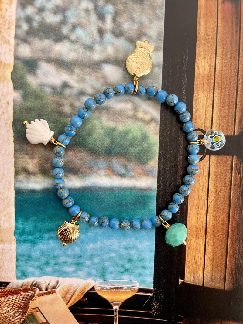 Bougainvillea Café Sirena Bracelet in Saltwater