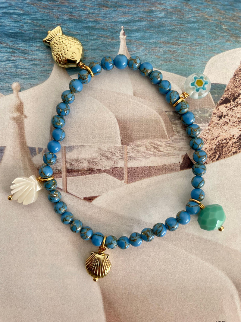 Bougainvillea Café Sirena Bracelet in Saltwater