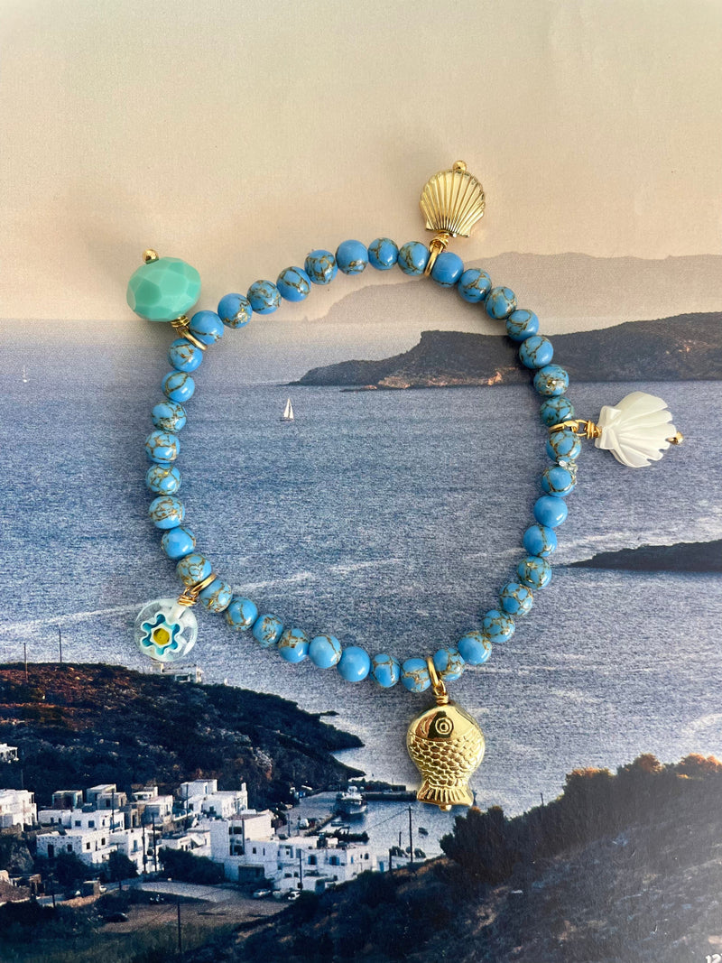 Bougainvillea Café Sirena Bracelet in Saltwater