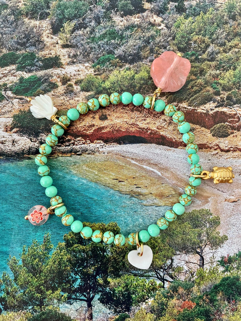 Bougainvillea Café Sirena Bracelet in Seaweed