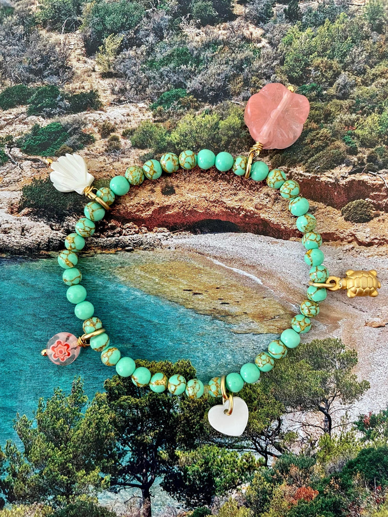 Bougainvillea Café Sirena Bracelet in Seaweed