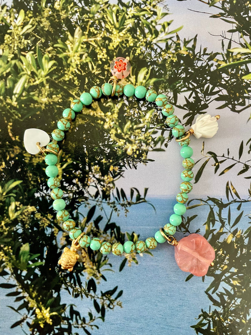 Bougainvillea Café Sirena Bracelet in Seaweed