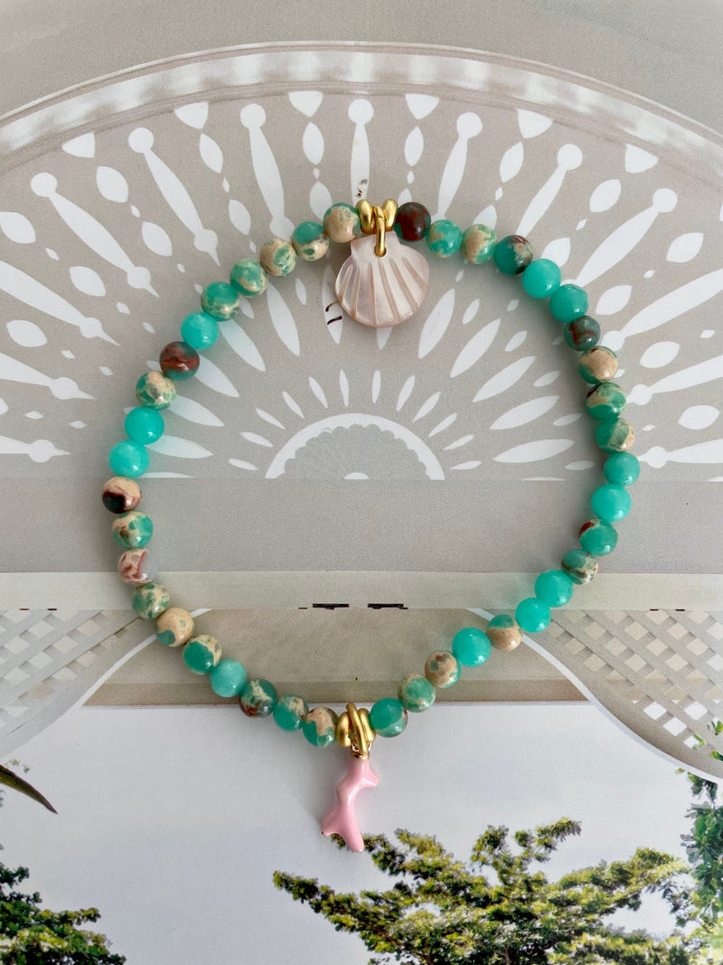 Bougainvillea Café Boca Chica Bracelet