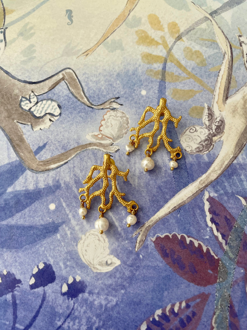 Bougainvillea Café Capricci Earrings