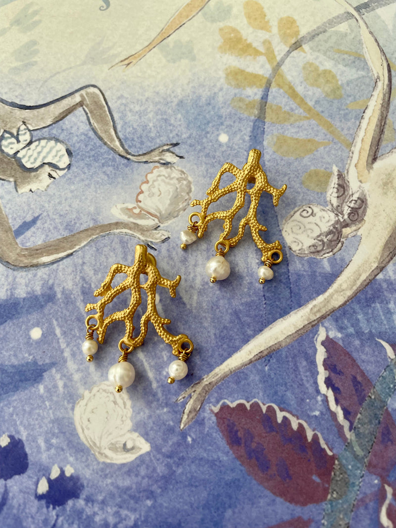 Bougainvillea Café Capricci Earrings