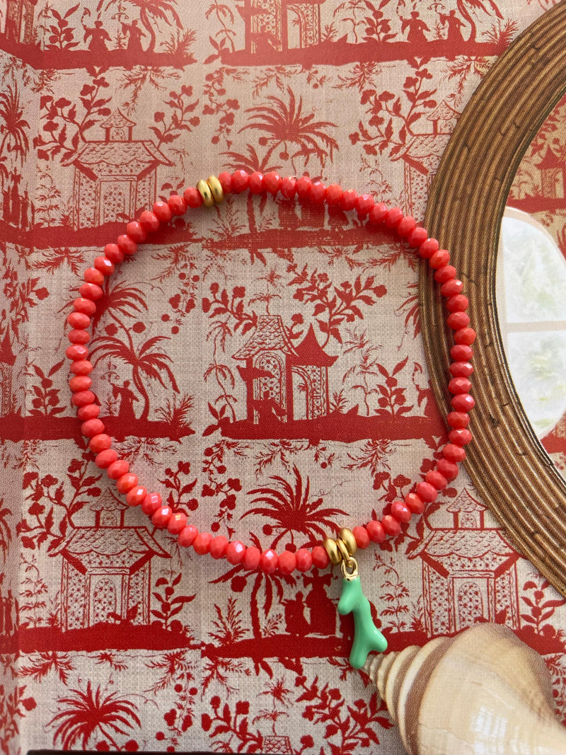 Bougainvillea Café Corallo Bracelet in Coral/Aqua